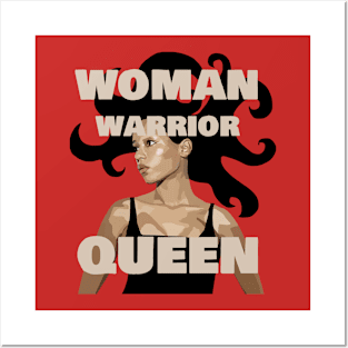 Woman, Warrior, Queen Posters and Art